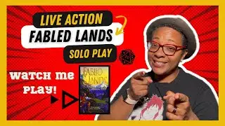 A BRAND NEW Live Action Solo Play Of Fabled Lands TTRPG Actual Play