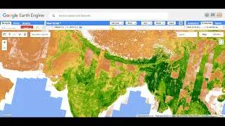 NDVI in google earth engine || Landsat 8 NDVI data || NDVI in GEE ||
