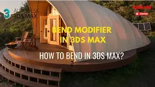 Bend modifier in 3ds max | 3ds Max Tutorial |3Ds Max modifier 