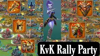 Lords Mobile November 2021 KvK Rally Party | Lords Mobile KvK | Lords Mobile Rally | Lords Mobile