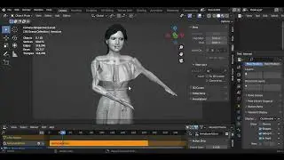 Pose Library + Action Editor + NLA | Cloth Filter | Blender 3D