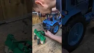 Трактор и Комунальная щетка. Часть первая -Установка и привод кардана.