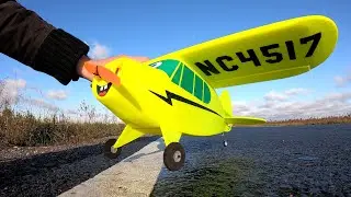 Cartoon Piper Cub RC Plane DIY
