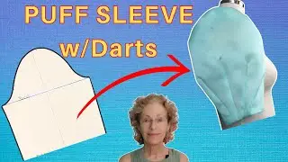 How to Draft a Sleeve with Darts - Pattern making Bridgerton Style!