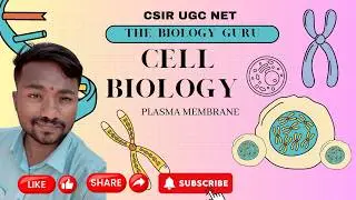 Unit 1 Cell Biology CSIR UGC NET: Plasma Membrane Explained! #CSIRNET #CellBiology #TheBiologyGuru