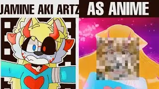 Jamine aki artz| OC | Anime version | gift | Sarahlyn arts