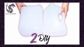 2 Ideas fáciles de reutilizar bidones o Botes de plástico + Edición de vídeo profesional