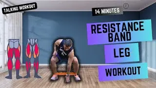 🔥 14-Minute Resistance Band LEG BLAST! Build Strength & Tone Fast! 💪 #LegDay