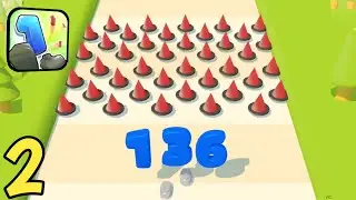 Number Run 3D - Gameplay Walkthrough Part 1 - All Max Levels 22-44 (Android, iOS) Pro Video game