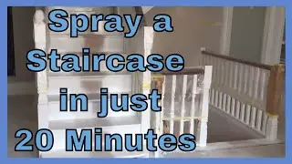 Spraying the Stairs in 20minutes