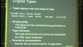 John Launchbury, Cryptol in Future Cryptographic Evaluations (February 16, 2006)