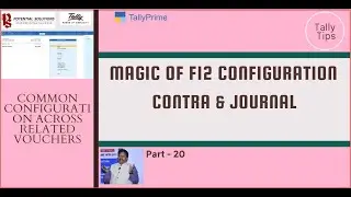 How to Configure Contra & Journal Voucher F12:Configure (Part - 20)