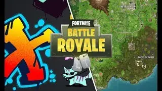 Fortnite Spray over different Carbide or Omega Posters week 6 challenge map locations