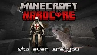 Beating HARDCORE MINECRAFT with A RAT in my world. [Part 1]