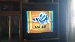WSBT-22 EAS Test Glitch With Radio Interference (Sep. 17, 2015)