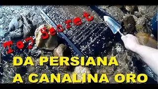 ⛏️ Come cercare ORO con una PERSIANA DI LEGNO Giornata al Torrente Piemontese 🤠