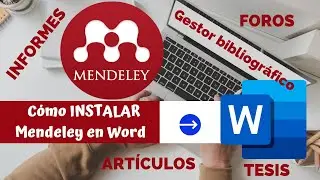 Cómo INSTALAR MENDELEY DESKTOP con el PLUGIN para WORD fácil y rápido - para MAC💥