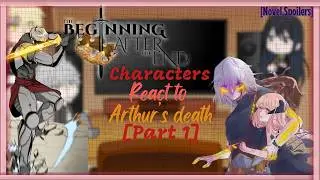 TBATE Characters after Arthur's death react || TBATE || Part 1 ||