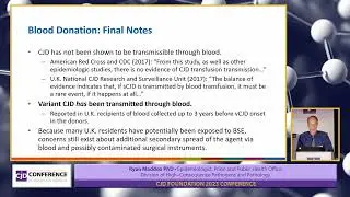 What are recommendations around tissue, organ and blood donation?