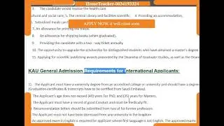 KingAbdulaziz University: GET FREE SCHOLARSHIP