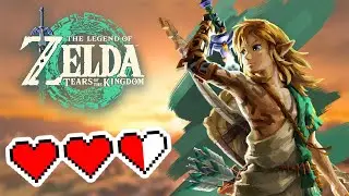 Day 3 of Beating Zelda Tears Of The Kingdom With Only 3 Hearts!