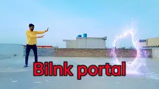 Kinemaster bilnk portal vfx video editing || bilnk portal green & black screen effect