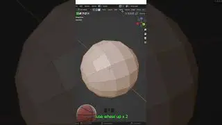 Basketball Modeling in Blender | Blender 1min Tutorial 