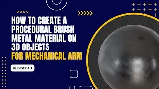 Procedural Brush Metal Material