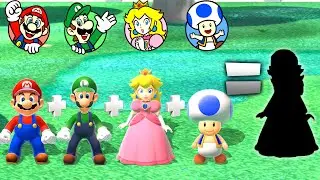 What happens if Mario Luigi Peach & Toad Combine into 1x Character