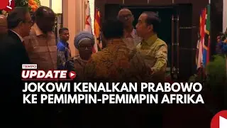 Saat Jokowi Kenalkan Prabowo ke Pemimpin dan Delegasi Afrika di IAF