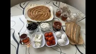Готовлю турецкий завтрак/турецкое национальное блюдо/как правильно заваривать турецкий чай