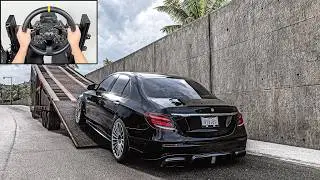 Mercedes AMG E63s BRABUS | Forza Horizon 5 | Steering Wheel Gameplay