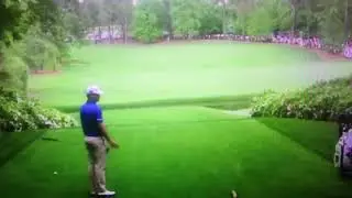 Video  Zach Johnson Accidentally Hits Ball During Practice Swing