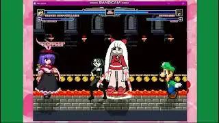 mugen request: Super Better Luigi & Iku Nagae vs Stocking & Gwen |mugen all stars 1.1b 🎮