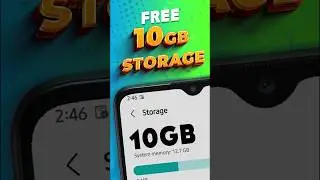 10GB Space to Solve Storage Space Running Out #shorts #shortsvideo #shortsfeed #yt #ytshorts