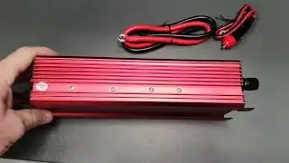 Инвертор-преобразователь12V-220V пик 1500Вт номинал 900Вт с измерением напряжения АКБ TransKompani