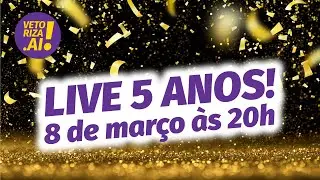 🥳 5 ANOS DE VETORIZA.AI! + 100k INSCRITOS – LIVE!!🥳