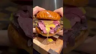 Truffled Prime Rib & Cheese Bun 🥩🧀😍 #shorts