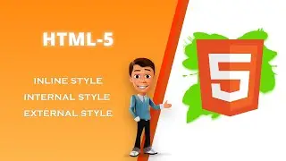HTML inline style and internal and external style sheet  with example || HTML class-06|| UI Infotech