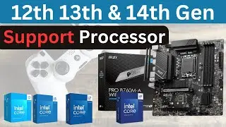 MSI B760M-A Wi-Fi DDR4 & DDR 5 Motherboard Support Intel Processor 12th 13th and 14th Gen CPU 🔥🔥