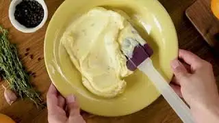 Красная рыба с апельсиновым маслом