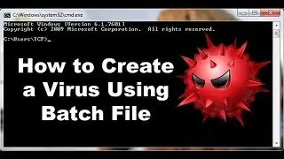 how to create virus for windows computer  || Batch file