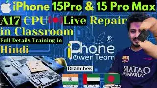 iPhone 15 Pro/15 Pro Max A17 Cpu Live Repair in Classroom.#Cpu#iphone#iphone15pro#A17Cpu