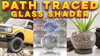 Unreal Engine Path Tracing Glass Shader Asset Pack - Overview