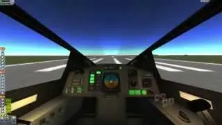 Kerbal Space Program - Jet fighter with fully functioning launchable ground-attack rockets!