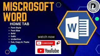 Home tab..|| Performing home tab operation in MS Word..