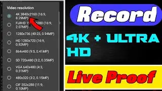 How to record 4k video in any andriod | How to record UHD 4k Video in any andriod |