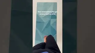 (Sound on) Can you relate? Bring to your mat what you need and apply it to your everyday live 💙