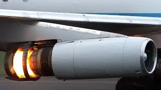 Plane Hard Landing Causes Compressor Stall