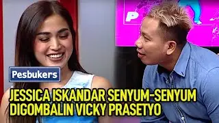 Jessica Iskandar Senyum-Senyum Digombalin Vicky Prasetyo